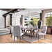 Gianna Rustic Pine/Ivory Side Chair (2/CTN) - Marjories Furniture (Las Vegas, NV)