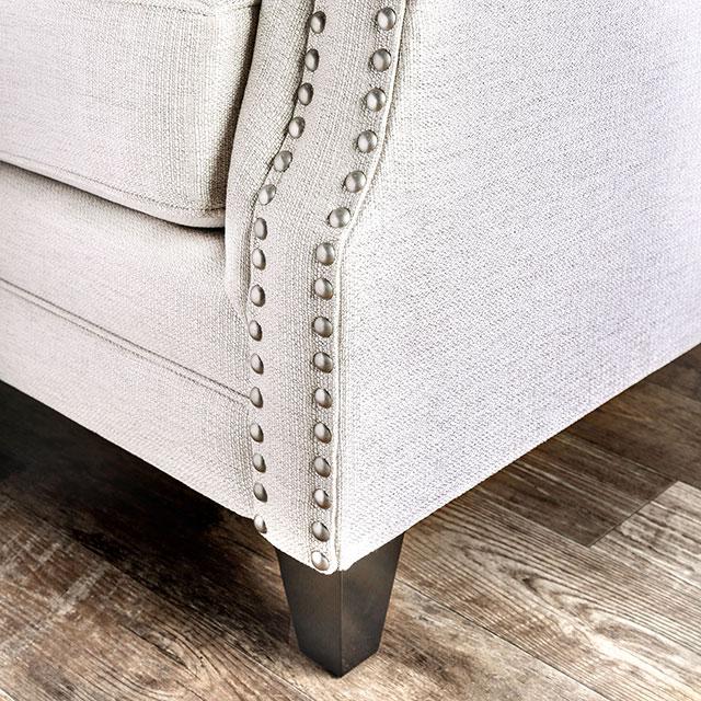 Giovanni Beige/Blue Sofa - Marjories Furniture (Las Vegas, NV)