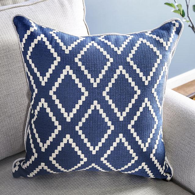 Giovanni Beige/Blue Sofa - Marjories Furniture (Las Vegas, NV)