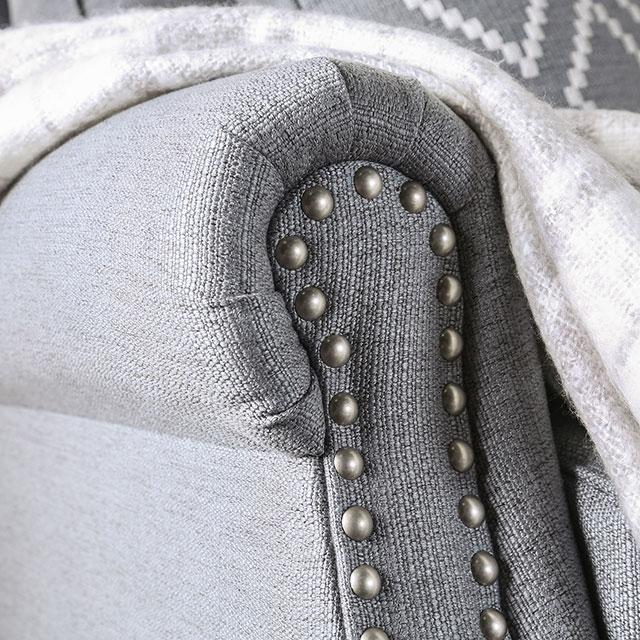 Giovanni Gray Sofa - Marjories Furniture (Las Vegas, NV)