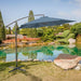 Glam Cantilever Umbrella w/ LED - Marjories Furniture (Las Vegas, NV)