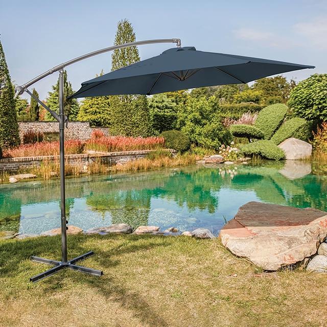 Glam Cantilever Umbrella w/ LED - Marjories Furniture (Las Vegas, NV)
