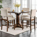 GLENBROOK Brown Cherry Counter Ht. Table - Marjories Furniture (Las Vegas, NV)