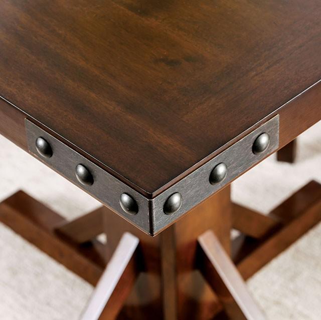 GLENBROOK Brown Cherry Counter Ht. Table - Marjories Furniture (Las Vegas, NV)
