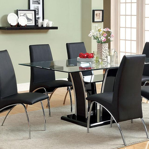 Glenview Black Dining Table - Marjories Furniture (Las Vegas, NV)