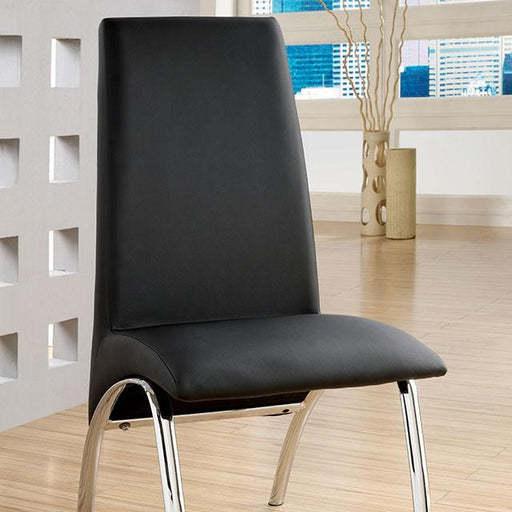 Glenview Black Side Chair - Marjories Furniture (Las Vegas, NV)