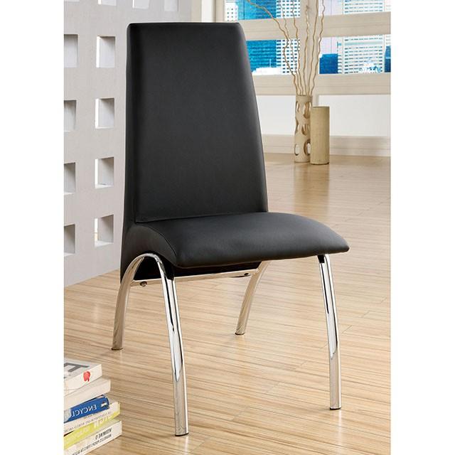 Glenview Black Side Chair - Marjories Furniture (Las Vegas, NV)