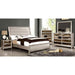 Golva E.King & Queen Bed White & Silver - Marjories Furniture (Las Vegas, NV)