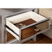 Golva E.King & Queen Bed White & Silver - Marjories Furniture (Las Vegas, NV)