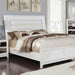 Golva E.King & Queen Bed White & Silver - Marjories Furniture (Las Vegas, NV)