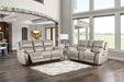 GORGIUS Power Sofa, Light Gray - Marjories Furniture (Las Vegas, NV)