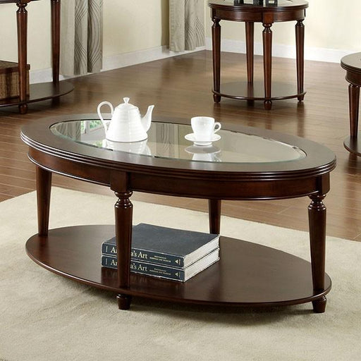 Granvia Dark Cherry Coffee Table - Marjories Furniture (Las Vegas, NV)