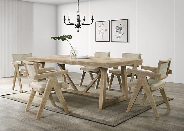 Guisborough 7 Pc Dining Table Set - Marjories Furniture (Las Vegas, NV)