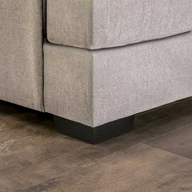 GUNNERSBURY Sectional, Gray - Marjories Furniture (Las Vegas, NV)