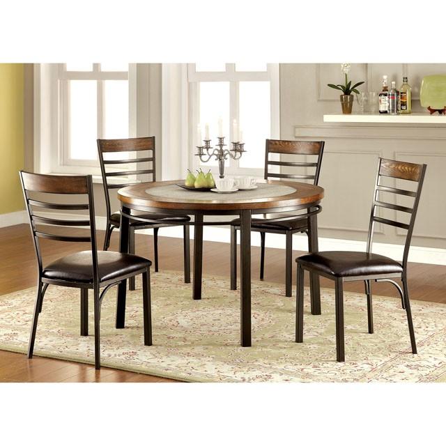 Hailey Round Dining Table - Marjories Furniture (Las Vegas, NV)