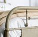 Haldus Cal.King, E.King, & Twin Bed White, Ivory, & Red - Marjories Furniture (Las Vegas, NV)