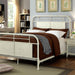 Haldus Cal.King, E.King, & Twin Bed White, Ivory, & Red - Marjories Furniture (Las Vegas, NV)