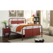 Haldus Cal.King, E.King, & Twin Bed White, Ivory, & Red - Marjories Furniture (Las Vegas, NV)