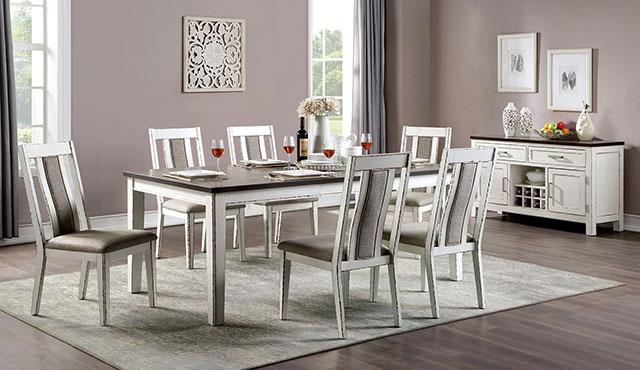 Halsey 7 Pc Dining Table Set - Marjories Furniture (Las Vegas, NV)