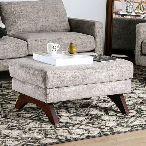 Harlech Gray Ottoman - Marjories Furniture (Las Vegas, NV)