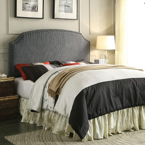 HASSELT King Size H/B, Gray -K/D Leg - Marjories Furniture (Las Vegas, NV)