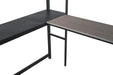 Cybill Full Loft Bed White, Silver, & Black - Marjories Furniture (Las Vegas, NV)