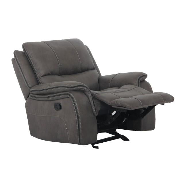 HENRICUS Glider Recliner, Dark Gray - Marjories Furniture (Las Vegas, NV)
