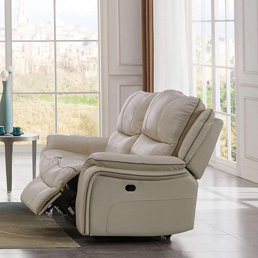 HENRICUS Loveseat, Beige - Marjories Furniture (Las Vegas, NV)