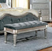 Azha Silver/Gray Bench - Marjories Furniture (Las Vegas, NV)