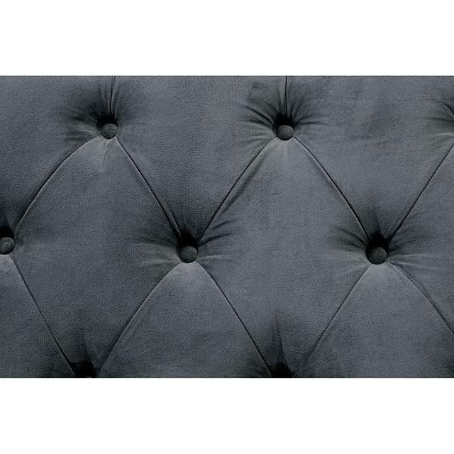 Azha Silver/Gray Bench - Marjories Furniture (Las Vegas, NV)