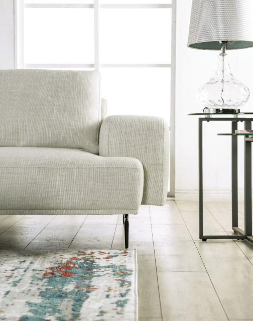 Baerum Sectional, Left & Right Chaise Beige & Gray - Marjories Furniture (Las Vegas, NV)
