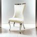 Basilicata Gold Chair (2/CTN) White, Gray, & Black - Marjories Furniture (Las Vegas, NV)