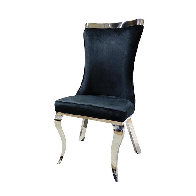 Basilicata Gold Chair (2/CTN) White, Gray, & Black - Marjories Furniture (Las Vegas, NV)