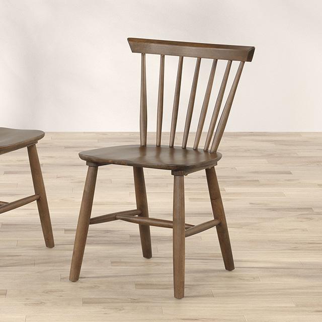 Beale Dining Chair (2/CTN) Natural, Brown, & Beige - Marjories Furniture (Las Vegas, NV)