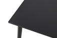 Beale Dining Table Walnut & Black - Marjories Furniture (Las Vegas, NV)
