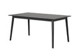 Beale Dining Table Walnut & Black - Marjories Furniture (Las Vegas, NV)