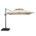 Hero 10 Ft Square Umbrella w/ Double Top + 37" Large Base - Marjories Furniture (Las Vegas, NV)