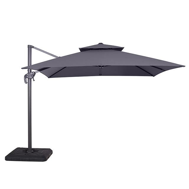Hero 10 Ft Square Umbrella w/ Double Top + 37" Large Base - Marjories Furniture (Las Vegas, NV)