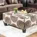Bonaventura Brown Ottoman - Marjories Furniture (Las Vegas, NV)