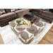 Bonaventura Brown Ottoman - Marjories Furniture (Las Vegas, NV)