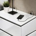 BIRSFELDEN Night Stand w/ USB, White - Marjories Furniture (Las Vegas, NV)