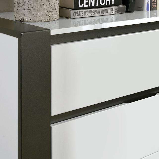 BIRSFELDEN Chest, White - Marjories Furniture (Las Vegas, NV)