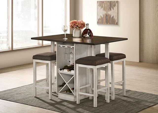 Bingham 5 Pc Counter Ht Table Set - Marjories Furniture (Las Vegas, NV)