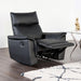 Bienne Recliner Chair White & Black - Marjories Furniture (Las Vegas, NV)