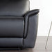 Bienne Sofa Manual Recliner White & Black - Marjories Furniture (Las Vegas, NV)