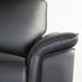 Bienne Recliner Chair White & Black - Marjories Furniture (Las Vegas, NV)