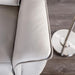Bienne Recliner Chair White & Black - Marjories Furniture (Las Vegas, NV)