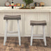 Biasca 29" Stool (2/CTN) White, Brown, & Black - Marjories Furniture (Las Vegas, NV)