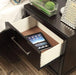 Berenice Espresso Night Stand White, Gray, & Espresso - Marjories Furniture (Las Vegas, NV)