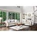 Benigno Love Seat Silver & Gray - Marjories Furniture (Las Vegas, NV)